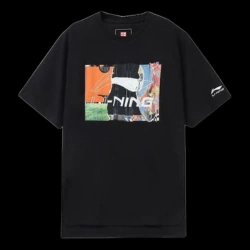 Li-Ning Graphic Loose Fit T-shirt 'Black'