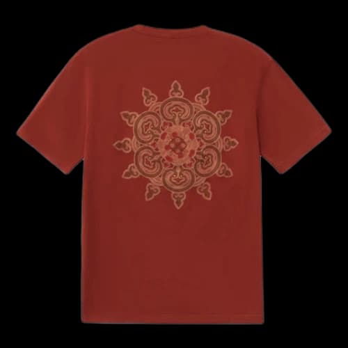 Li-Ning Garment Washed T-Shirt 'Red'