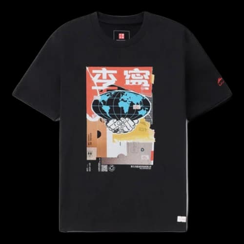 Li-Ning Earth Graphic T-shirt 'Black'