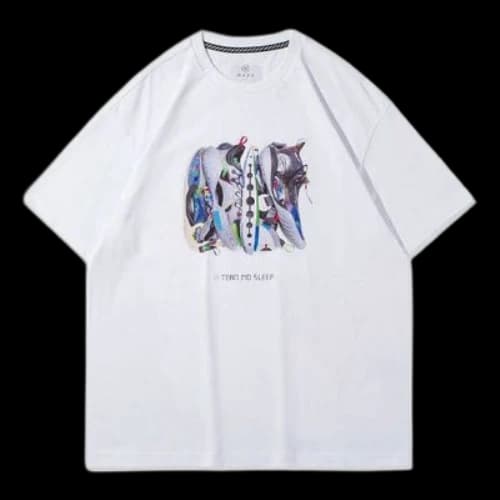 Li-Ning Way Of Wade Team No Sleep Graphic T-shirt 'White'