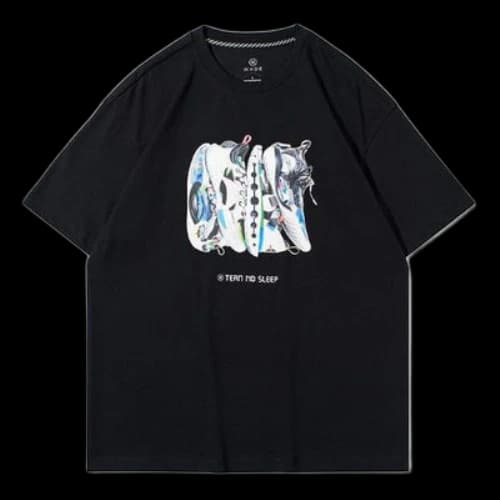 Li-Ning Way Of Wade Team No Sleep Graphic T-shirt 'Black'