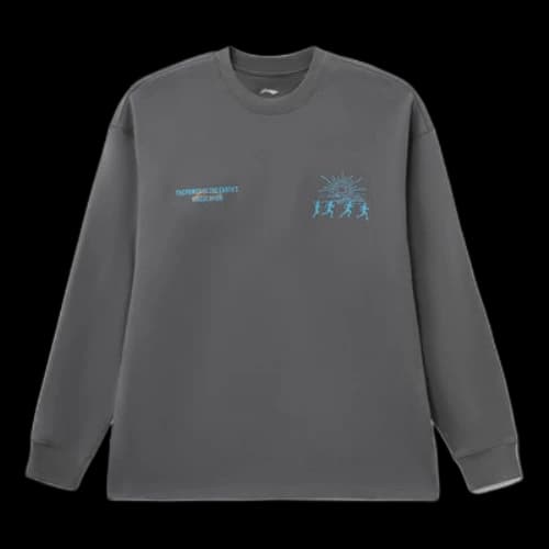 Li-Ning Power And Nature Graphic Sweatshirt 'Shadow Grey'