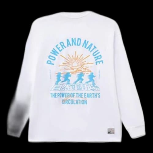 Li-Ning The Power Of The Nature Graphic Long Sleeve T-shirt 'White'