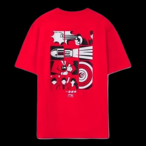 Li-Ning Graphic T-shirt 'Red'