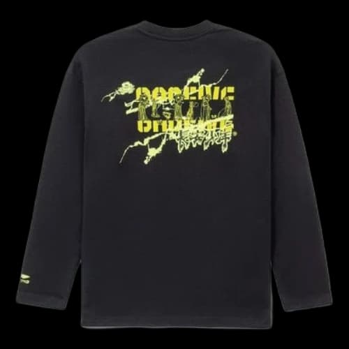 Li-Ning BadFive Changan Boys Graphic Long Sleeve T-shirt 'Black'