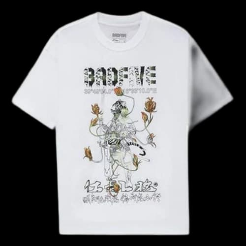 Li-Ning BADFIVE limited Series Loose Round Neck Short Sleeve 'White'