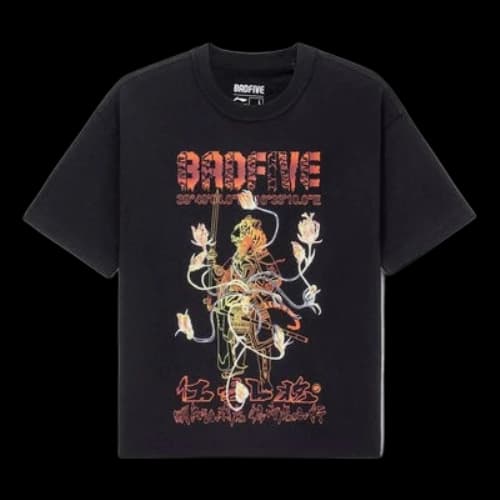 Li-Ning BadFive Year Of Tiger Graphic T-shirt 'Black'