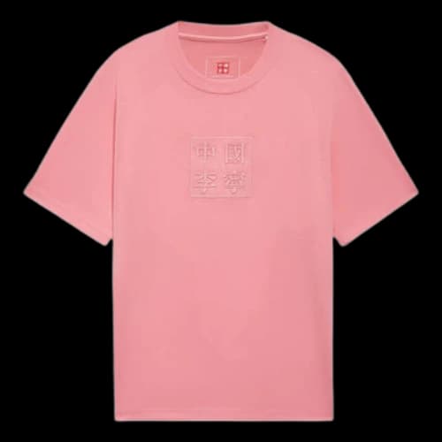 Li-Ning Embroidered Totem Graphic T-shirt 'Pink'