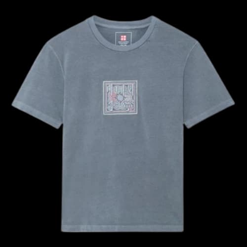 Li-Ning Box Logo T-shirt 'Grey'