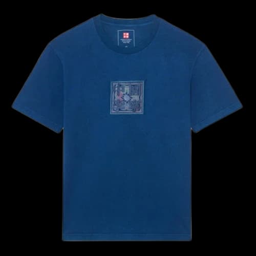 Li-Ning Box Logo T-shirt 'Blue'