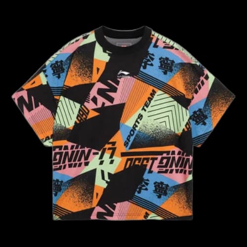Li-Ning All-Over Print T-shirt 'Multi-Color'