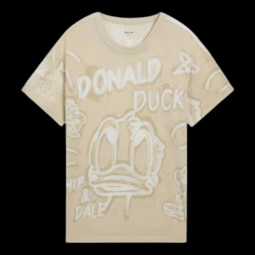 Li-Ning x Disney Donald Duck Graphic T-shirt 'Khaki'