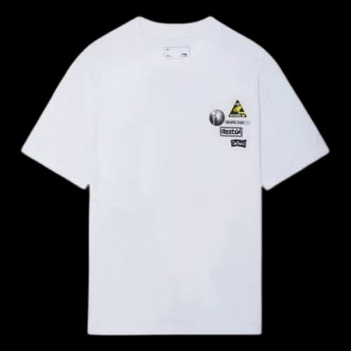 Li-Ning Skate For Freedom Graphic Loose Fit T-shirt 'White'