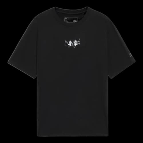 Li-Ning Small Logo T-shirt 'Black'