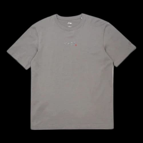 Li-Ning Cartoon Graphic T-shirt 'Steel Grey'