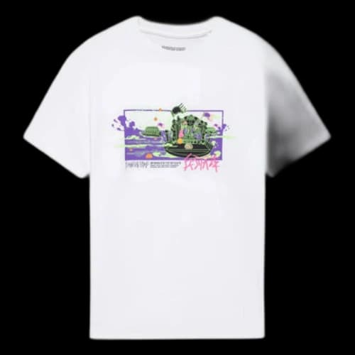 Li-Ning BadFive Graphic Loose Fit T-shirt 'White'