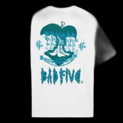 Li-Ning BadFive Graphic Loose Fit T-shirt 'White Teal'