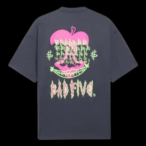 Li-Ning BadFive Graphic Loose Fit T-shirt 'Dark Grey'