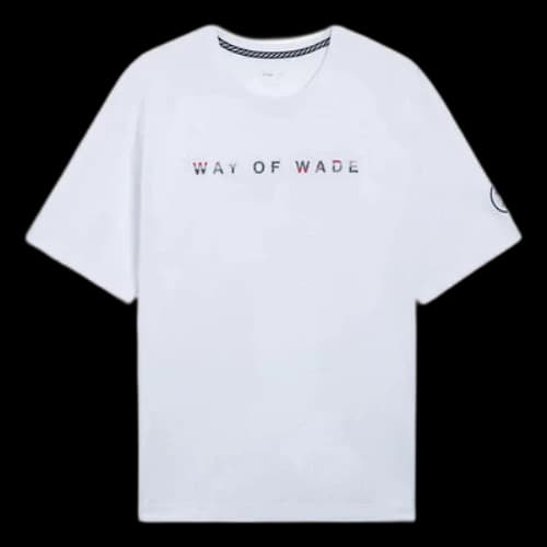 Li-Ning Way Of Wade Code Graphic T-shirt 'White'