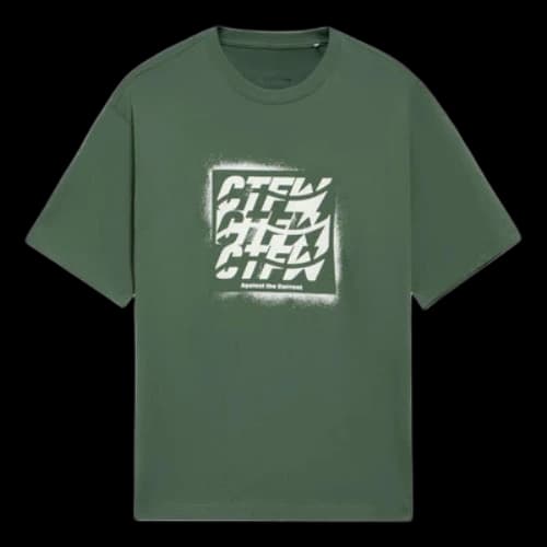Li-Ning Counterflow Graphic T-shirt 'Green White'