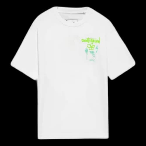 Li-Ning Counterflow Graphic Loose Fit T-shirt 'White'