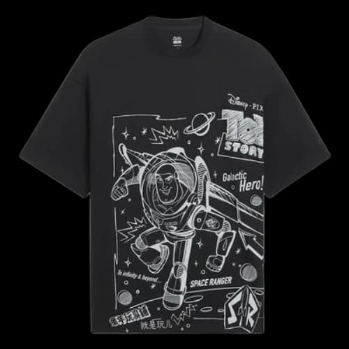 Li-Ning x Disney Toy Story Graphic Loose Fit T-shirt 'Black'
