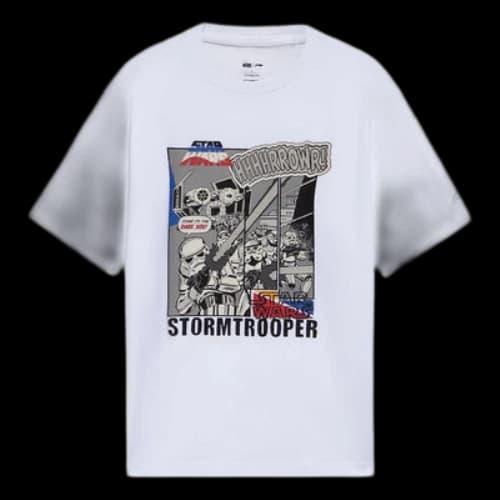 Li-Ning x Star War Crossover Sports Fashion Series Casual Sports Printing Pullover Short Sleeve White