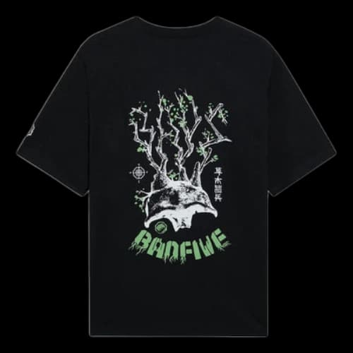 Li-Ning BadFive Graphic Loose Fit T-shirt 'Black'