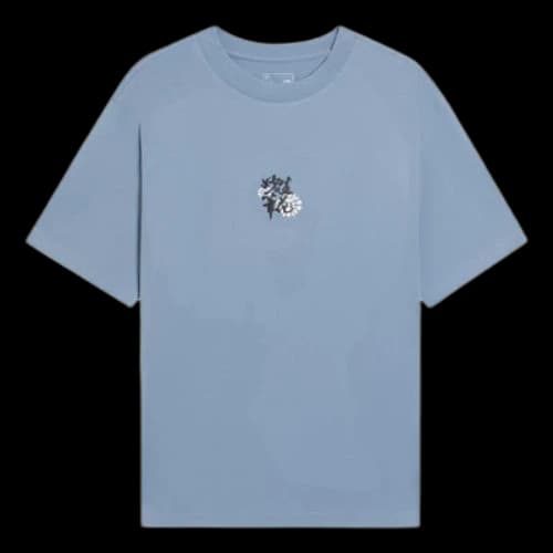 Li-Ning Floral Logo T-shirt 'Blue'