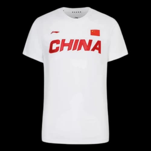 Li-Ning Lifestyle Sportswear Premium Tee 'White Red'