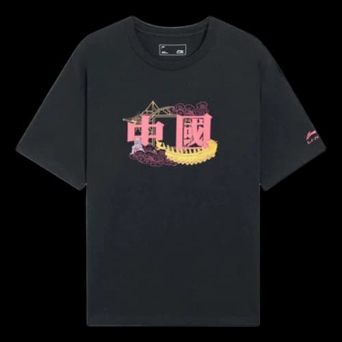 Li-Ning Chinese Culture Graphic Loose Fit T-shirt 'Black'