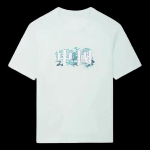 Li-Ning Crew Neck Short Sleeve Tee 'Light Blue'