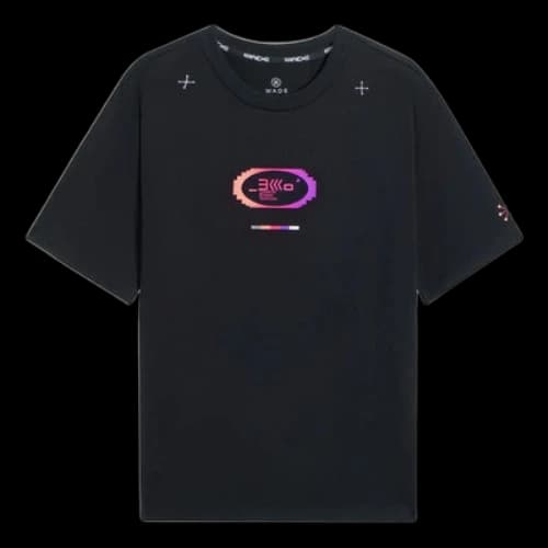 Li-Ning Way Of Wade 003 Graphic T-shirt 'Black Purple'