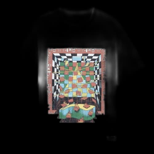 Li-Ning Checkerboard Graphic T-shirt 'White'