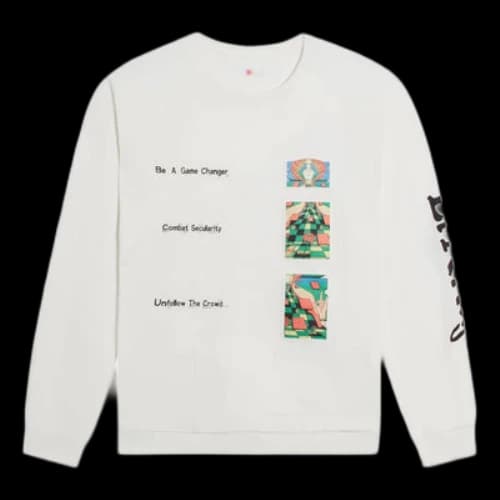 Li-Ning x Rooovie Graphic Long Sleeve T-shirt 'White'