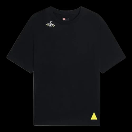 Li-Ning Geometry Graphic T-shirt 'Black Yellow'