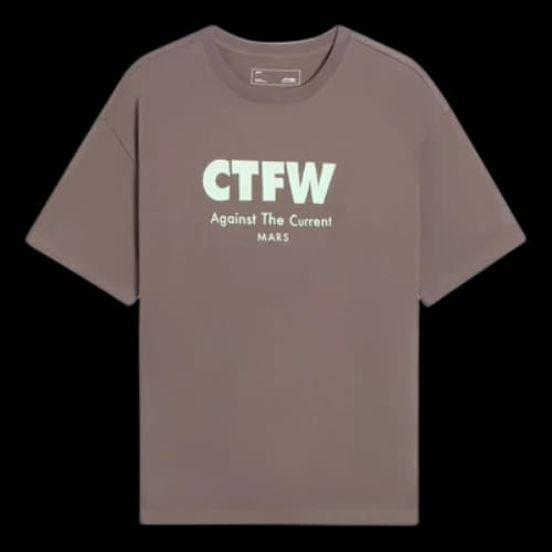 Li-Ning Counterflow Graphic T-shirt 'Brown'