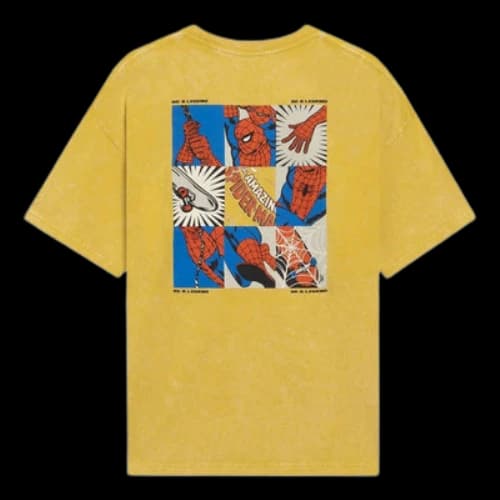 Li-Ning x MARVEL Spider Man Comic Graphic T-shirt 'Yellow'