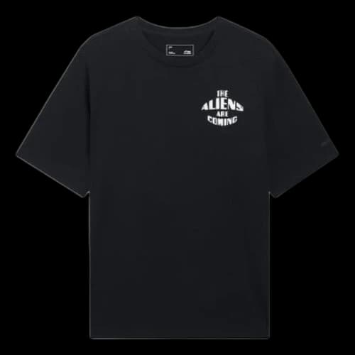 Li-Ning The Aliens Are Coming Graphic T-shirt 'Black'