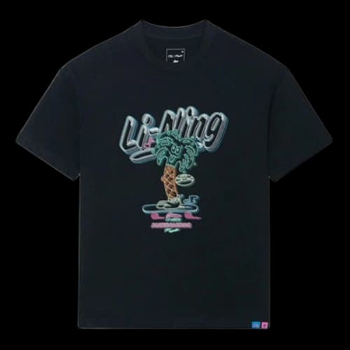 Li-Ning x Steven Harrington Graphic T-shirt 'Black'
