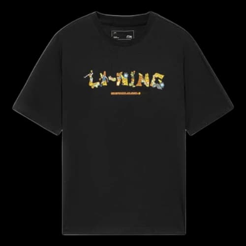 Li-Ning Hoops Graphic T-shirt 'Black'