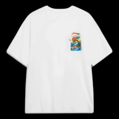Li-Ning Logo Sportslife Casual T-Shirt 'White'