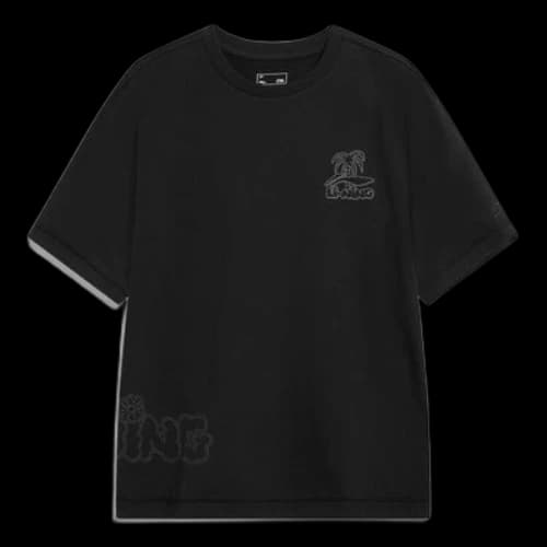 Li-Ning Coconut Palm Graphic T-shirt 'Black'
