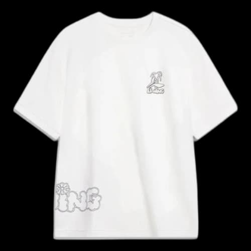Li-Ning Coconut Palm Graphic T-shirt 'White'