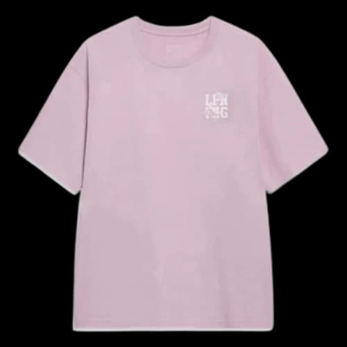 Li-Ning Chinese Culture Butterfly Graphic T-shirt 'Pink'
