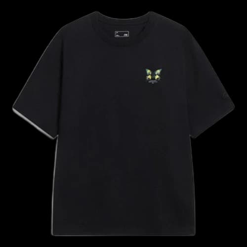 Li-Ning Butterfly Graphic T-shirt 'Black'
