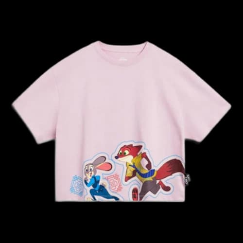 Li-Ning x Disney Zootopia Graphic Crop Top 'Pink' (Women's)
