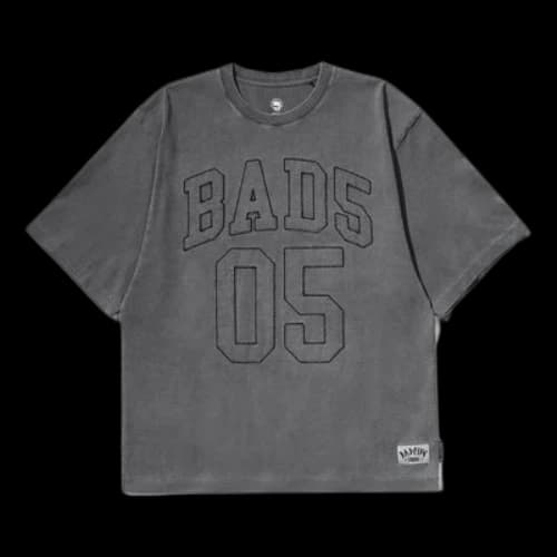 Li-Ning BadFive Logo Number Loose Fit T-shirt 'Washed Black'