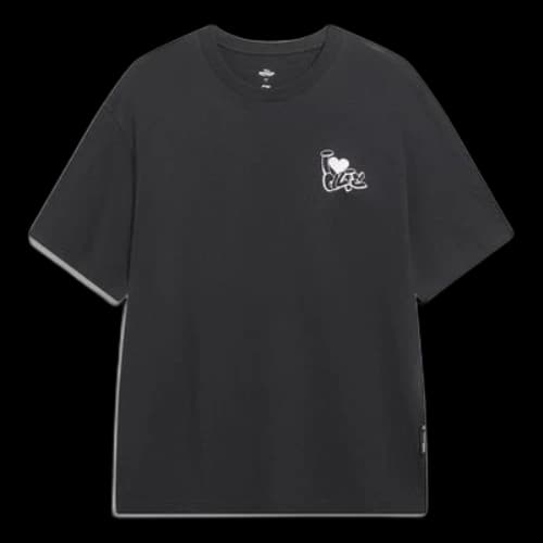 Li-Ning x Disney Oswald Graphic T-shirt 'Black White'