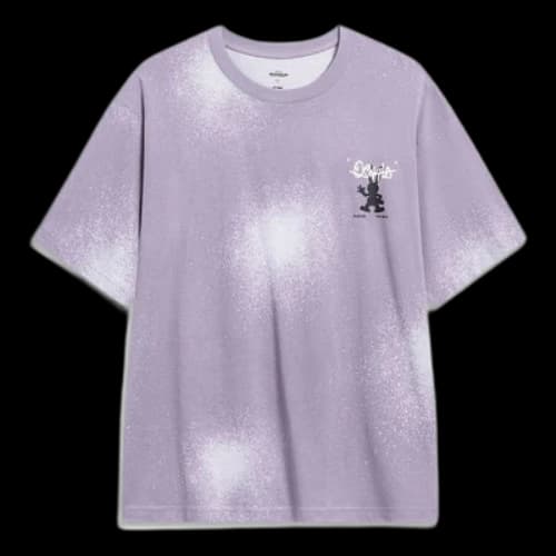 Li-Ning x Disney Oswald Graphic T-shirt 'Light Purple White'